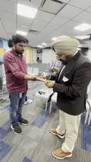 Colour therapy session by Capt. Manmeet Singh