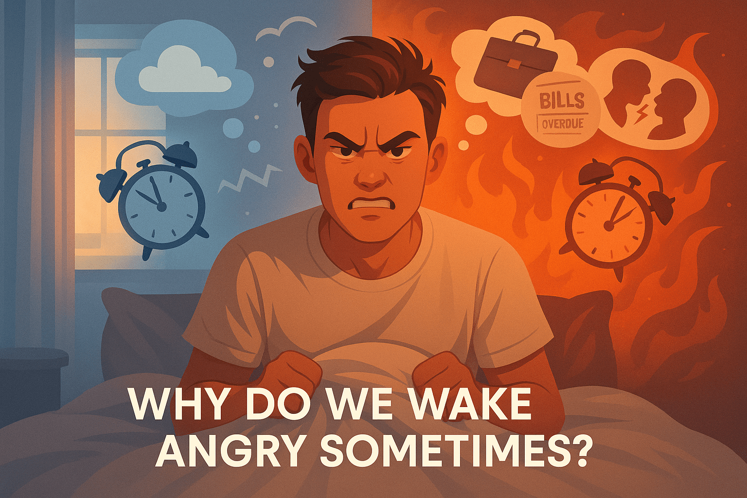 Why Do We Wake Angry Sometimes and Its Solution Through Colour Therapy