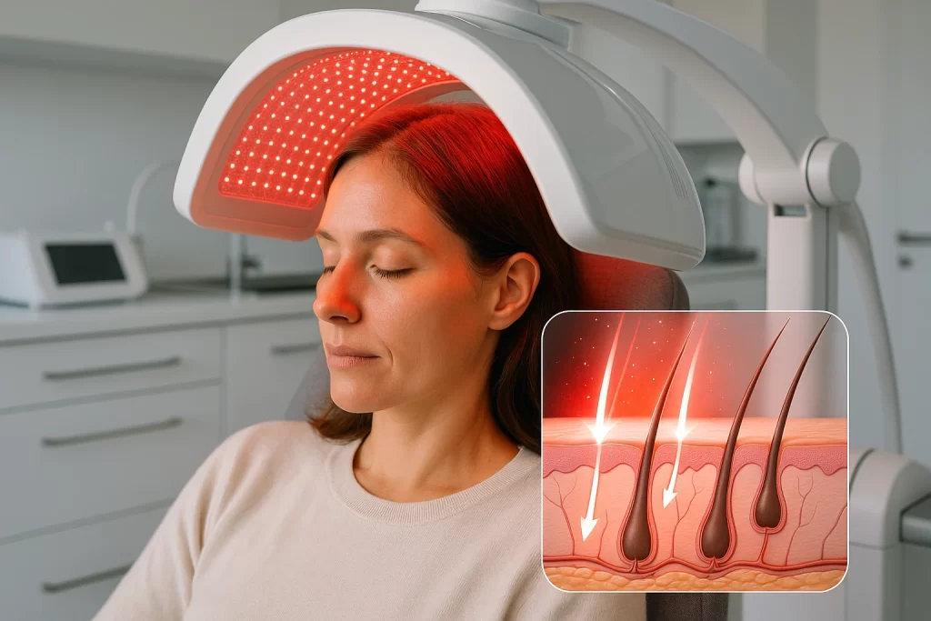 The Science Behind Red Light Therapy for Thicker Hair
