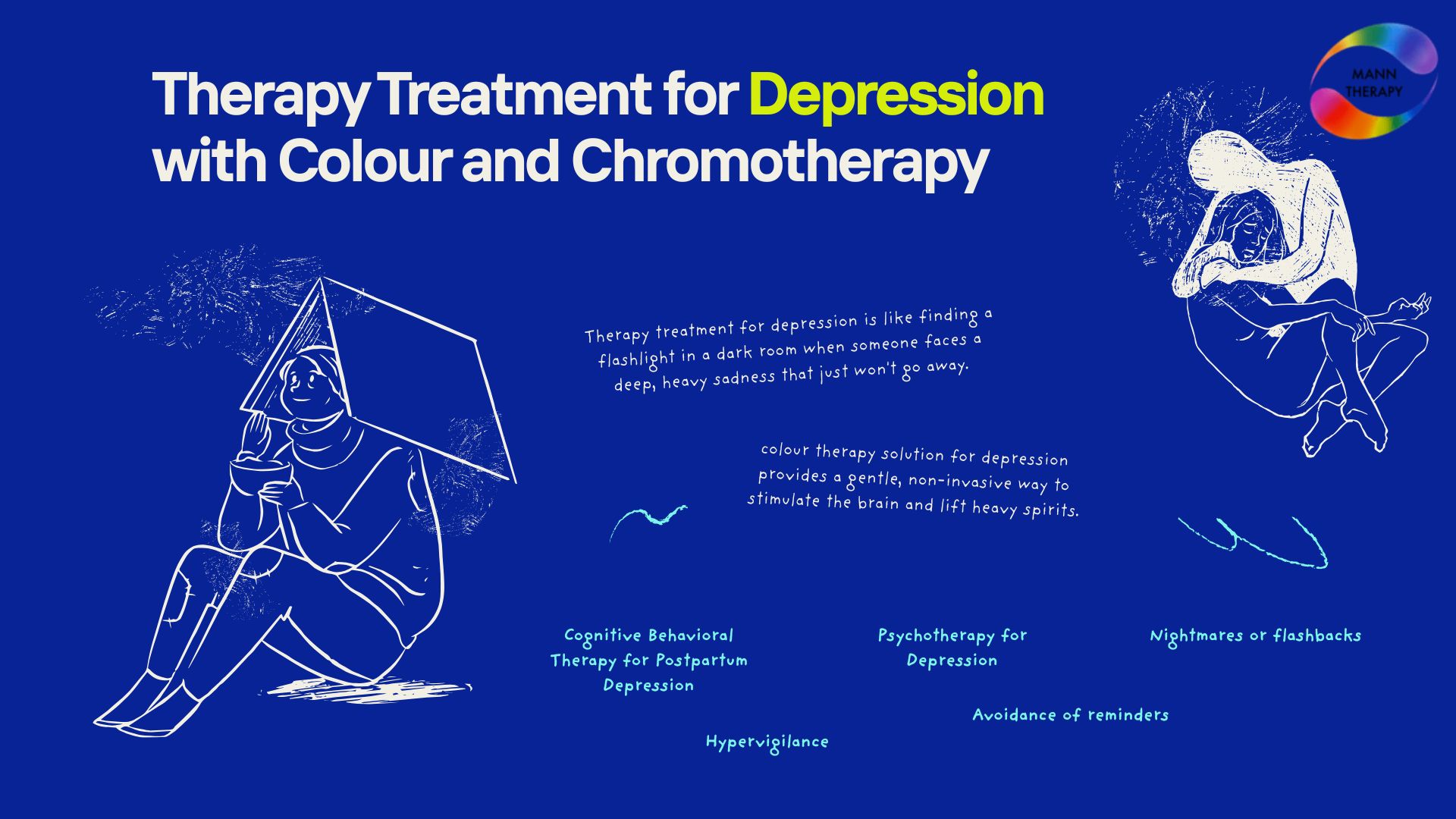 Therapy Treatment for Depression with Colour and Chromotherapy