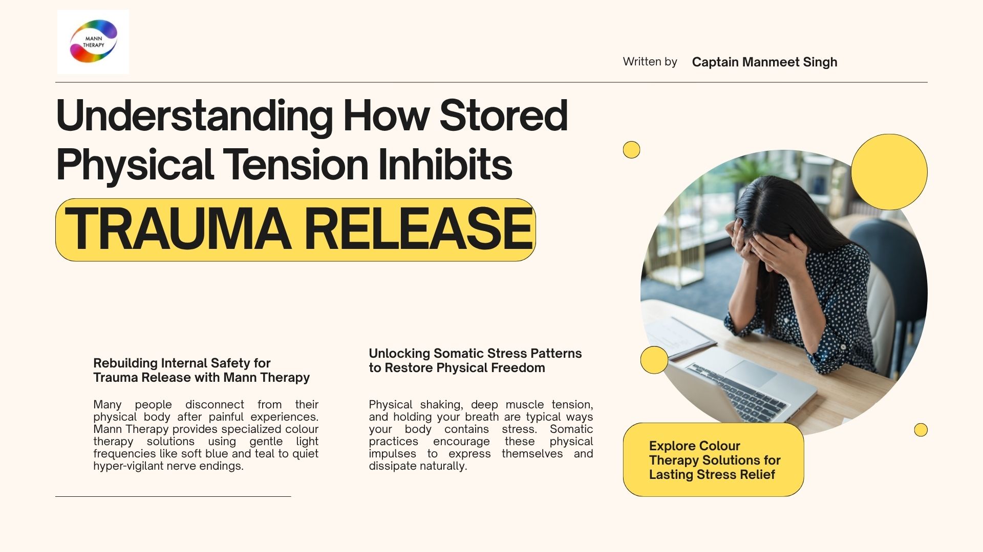 Understanding How Stored Physical Tension Inhibits Trauma Release